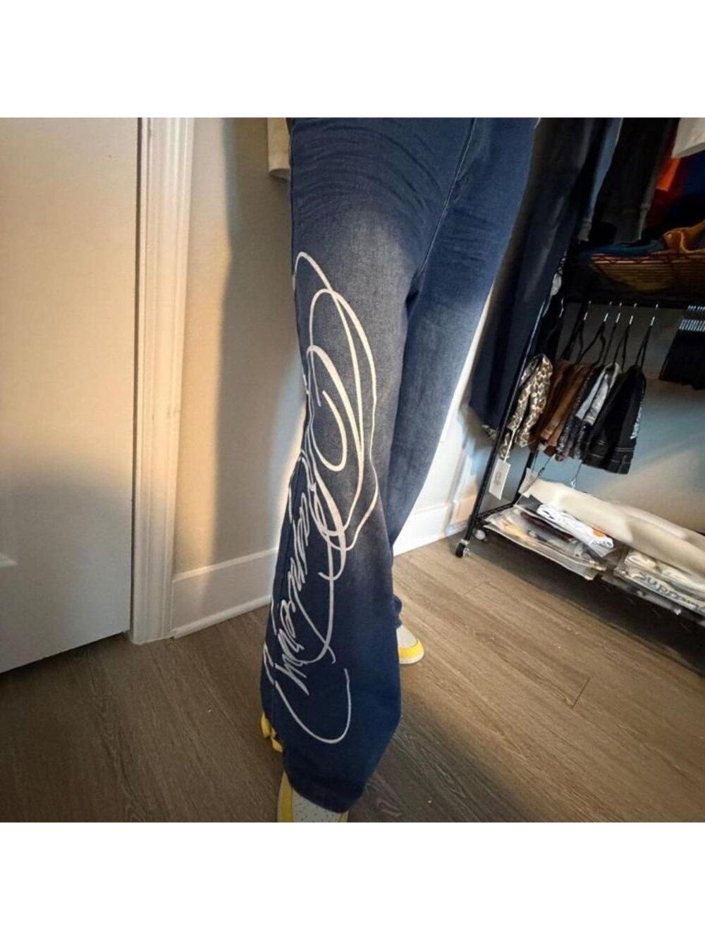 Men's Blue and Navy Jeans